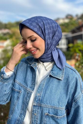 AKER ELEGANCE  MONOGRAM EŞARP